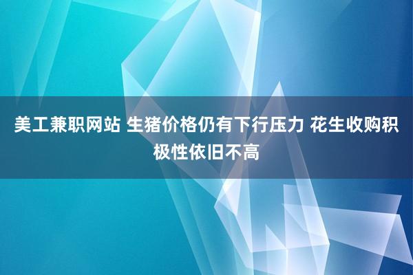 美工兼职网站 生猪价格仍有下行压力 花生收购积极性依旧不高